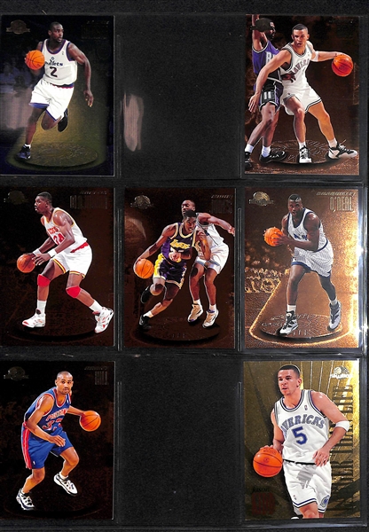 Lot of (500+) Mid to Late 1990s Basketball Cards w. Many Stars and Inserts Inc. Barkley, Malone, Hardaway, Robinson, Kemp, Pippen and More